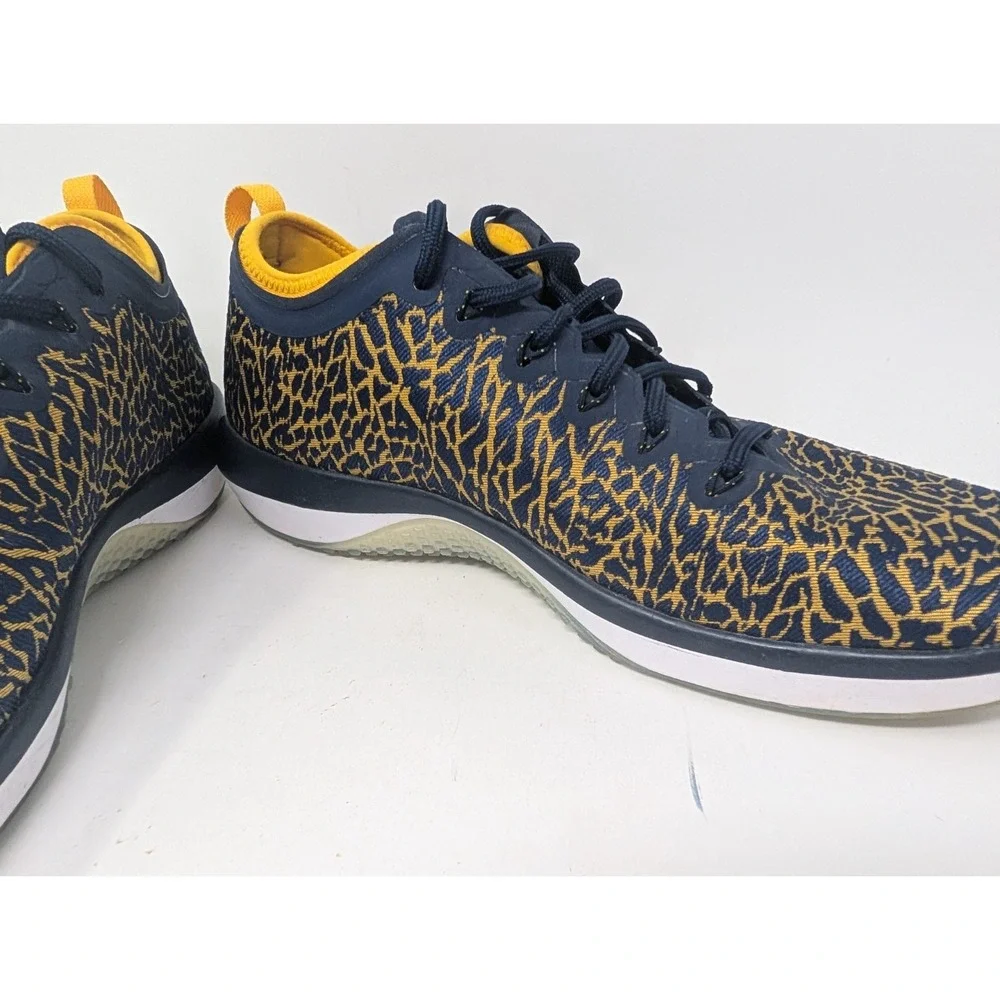 Nike Air Jordan Trainer 1 Low Michigan Wolverines Navy Maize Men's Shoes Size 12